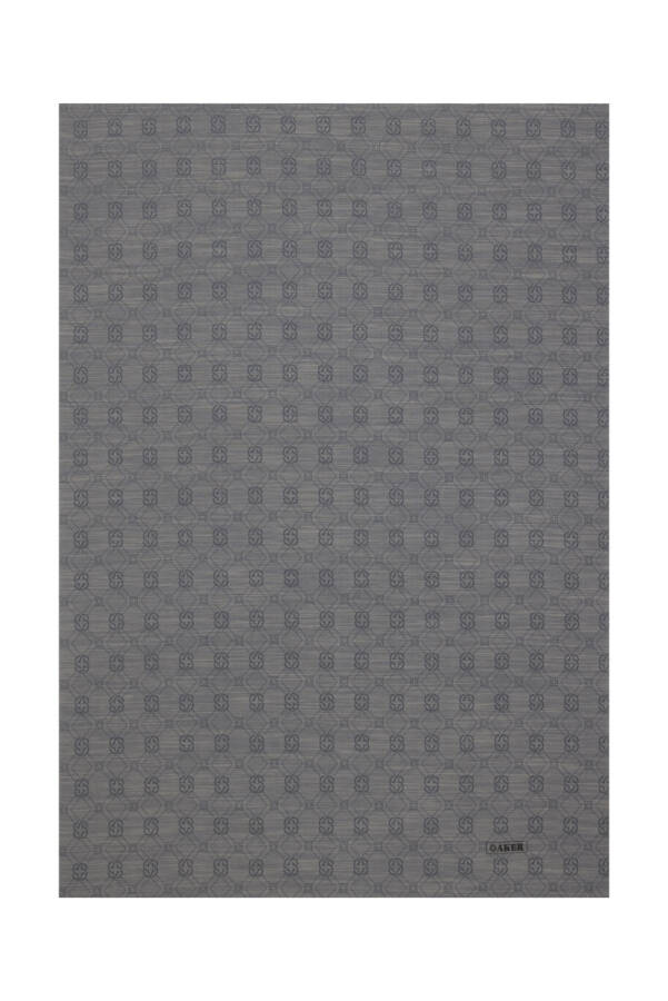 Gri İpek Koton Jakar Etol - Aker