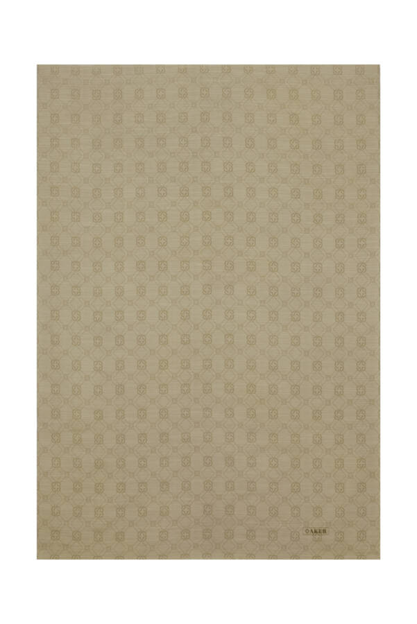 Kahverengi Aker İpek Koton Jakar Etol - Aker