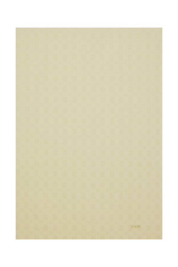 Koyu Sarı İpek Koton Jakar Etol - 1