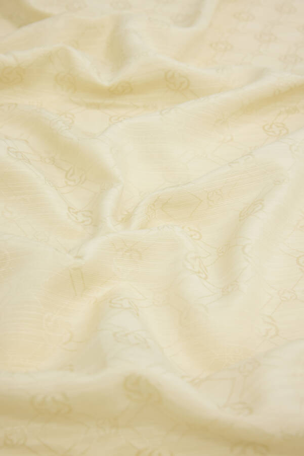 Koyu Sarı Aker İpek Koton Jakar Etol - Aker (1)