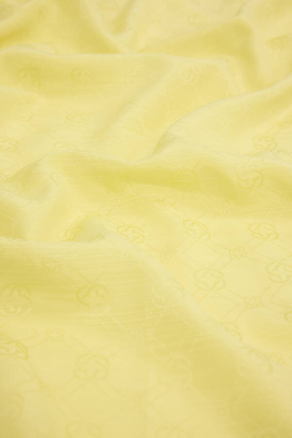 Sarı İpek Koton Jakar Etol - Aker (1)