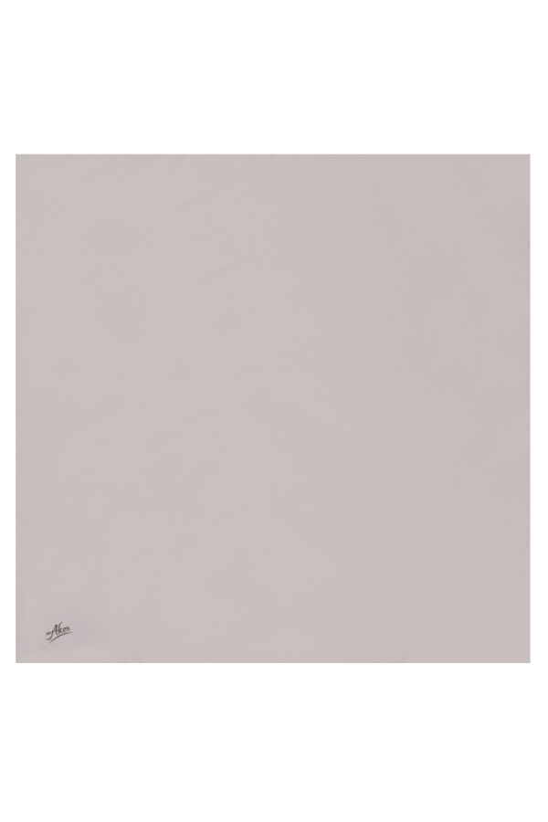 Düz Renk Polyester Twill Eşarp - Aker