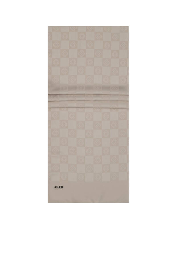 Renkli 70X190 Dama Monogram Şal - 1