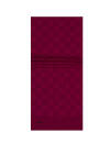 Fuşya 70X190 Dama Monogram Şal 