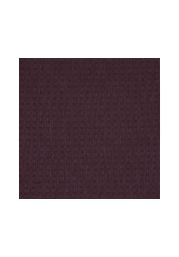 Bordo İpek Koton Jakar - Aker