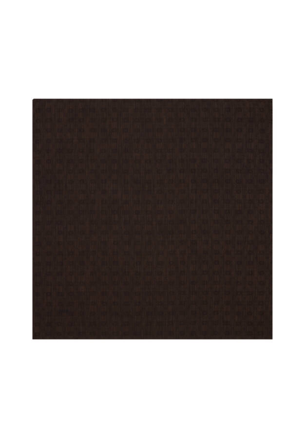 Kahverengi İpek Koton Jakar - Aker