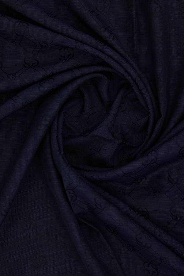 Siyah İpek Koton Jakar - Aker (1)