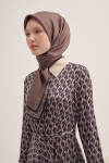 Düz Renk Aker İpek Krep Saten Eşarp 