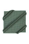 Yeşil 90X90 İpek Krep Saten Eşarp 