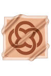 Logo Desenli 90X90 İpek Krep Saten Eşarp 