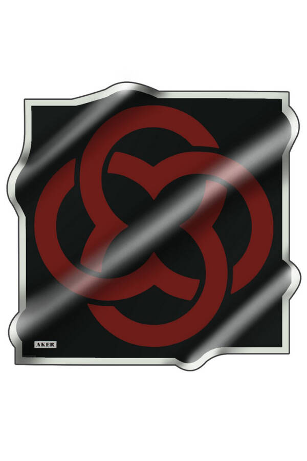 Logo Desenli İpek Krep Saten - 1