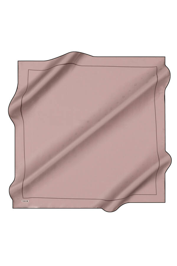 Pudra İpek Jakar Eşarp - Aker