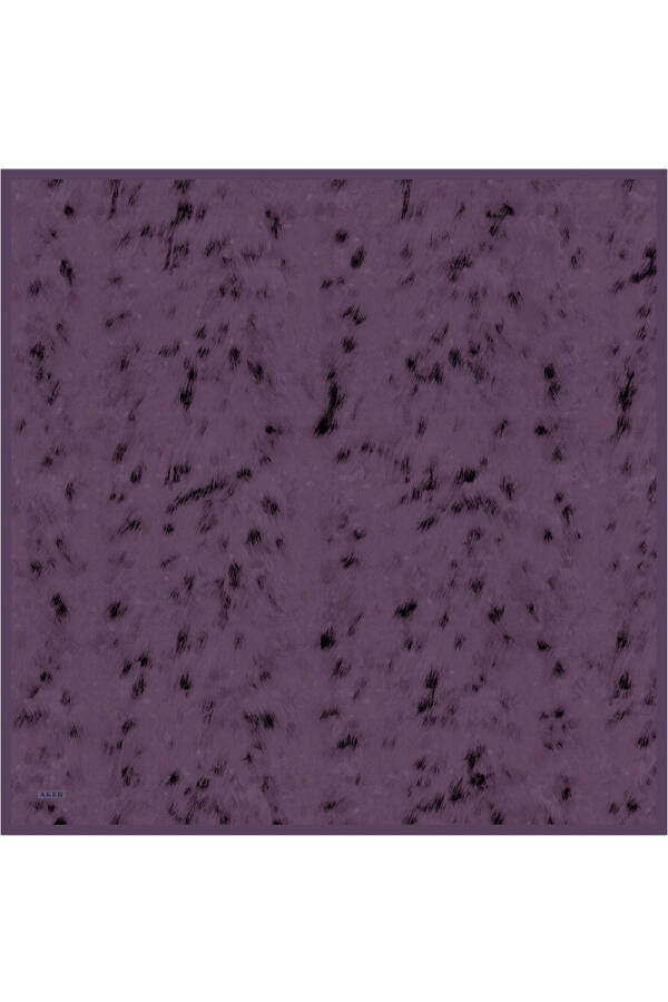 Renkli İpek Krep Saten Eşarp - 1