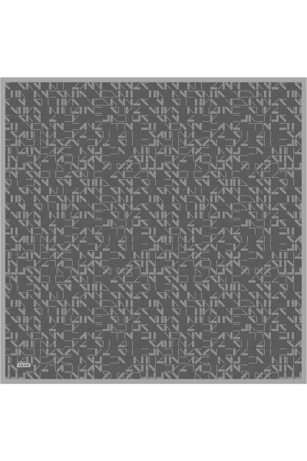 Renkli İpek Twill Eşarp - 1