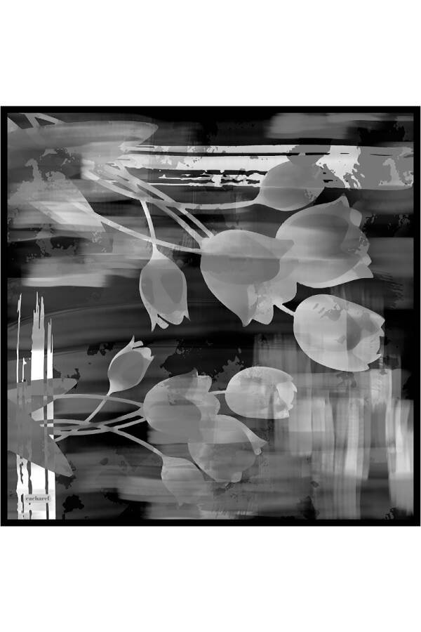 Renkli İpek Twill Eşarp - Cacharel