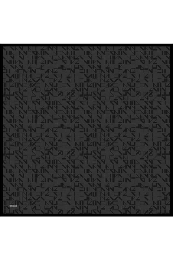 Renkli İpek Twill Eşarp - Aker