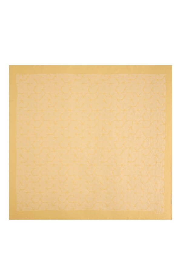 Turuncu Karma Eşarp - 1