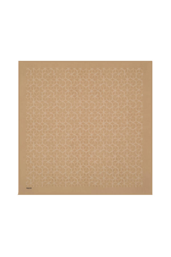 Bej Karma Eşarp - 1