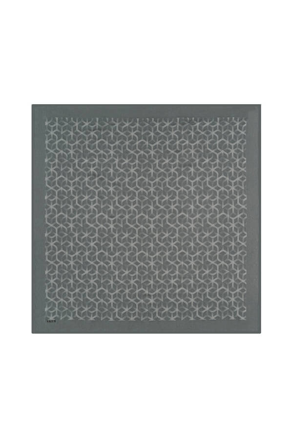 Geometrik Desenli Karma Eşarp - 1