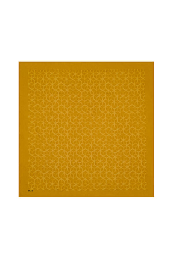 Sarı Karma Eşarp - Aker