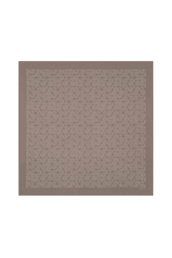 Geometrik Desenli Karma Eşarp - 1