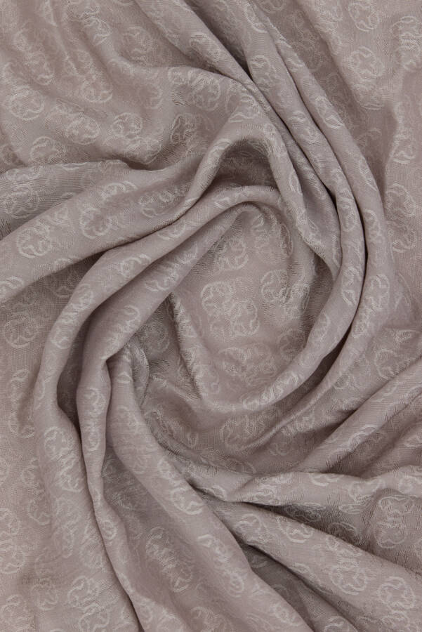 Pudra Monogram Jakar Eşarp - Aker (1)