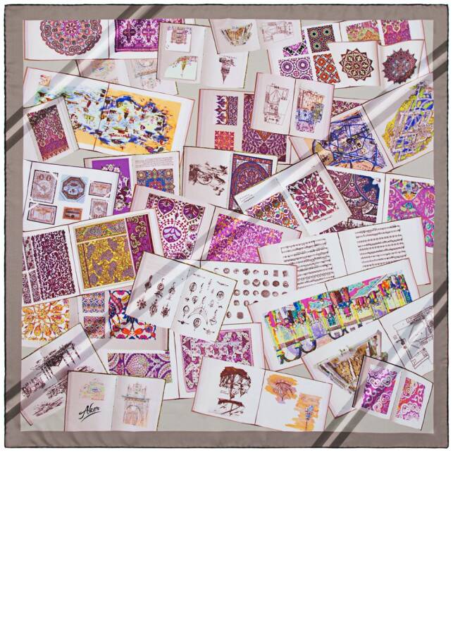 Renkli PANO TIVIL 90 X 90 - 1