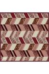 Pembe 90X90 İpek Krep Saten Eşarp 