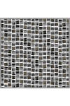 Gri 90X90 İpek Twill Eşarp - 1