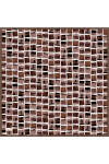 Kahverengi 90X90 İpek Twill Eşarp 