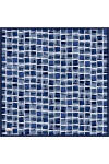 Mavi 90X90 İpek Twill Eşarp 