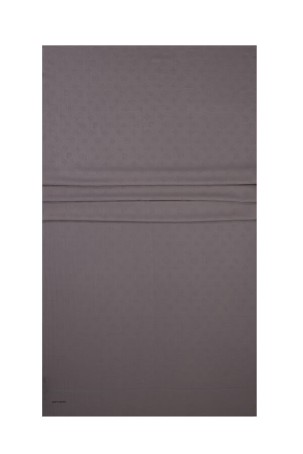 Koyu Gri Cotton Şal - 1