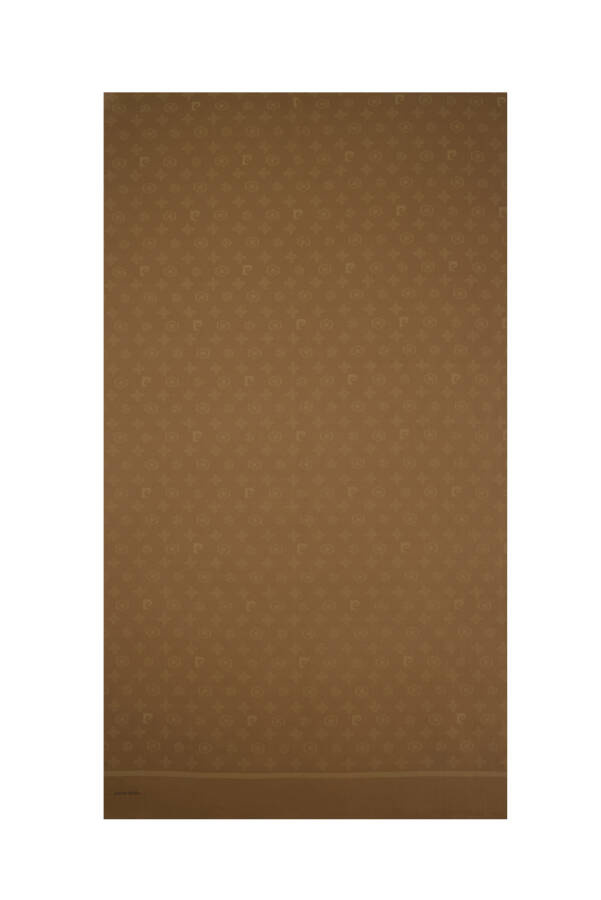 Kahverengi Cotton Şal - 3