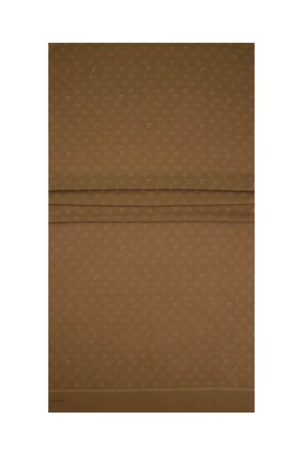 Kahverengi Pıerre Cardın Cotton Şal - 1
