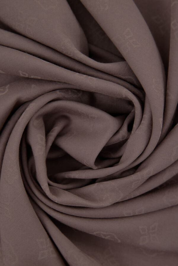 Açık Gri Cotton Şal - 2