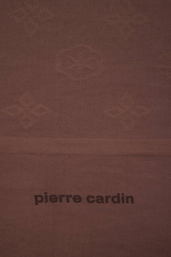 Kahverengi Pıerre Cardın Cotton Şal - 4