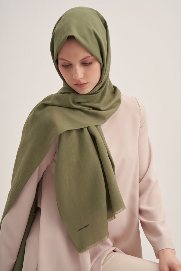 Yeşil Cotton Şal - 1