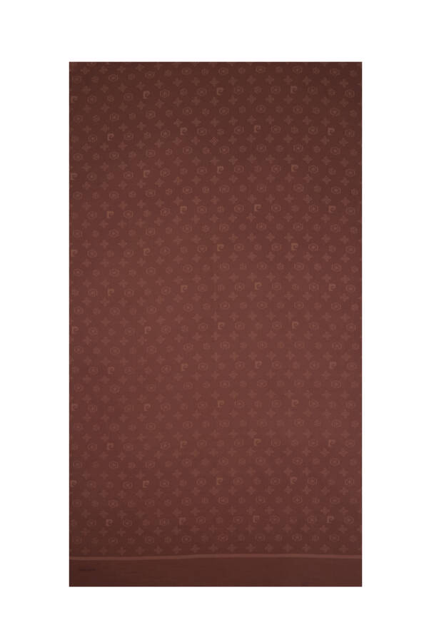 Kahverengi Cotton Şal - 3