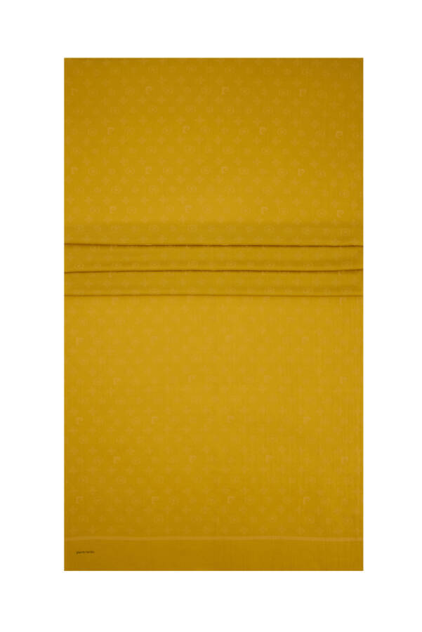 Sarı Cotton Şal - 1
