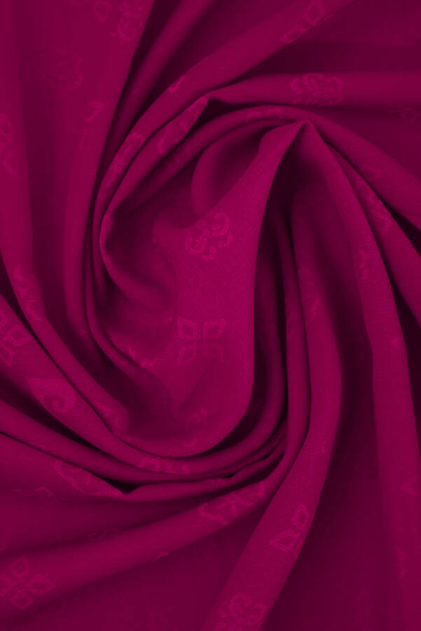 Fuşya Cotton Şal - Pierre Cardin (1)