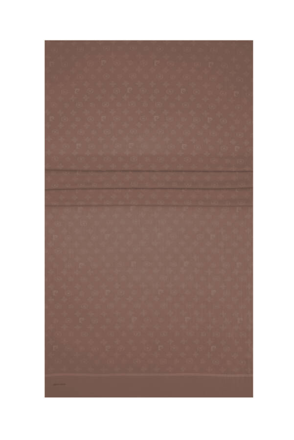 Açık Kahverengi Cotton Şal - 1