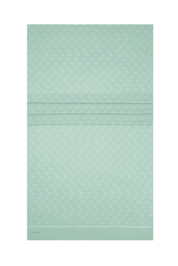 Yeşil Pıerre Cardın Cotton Şal - 1