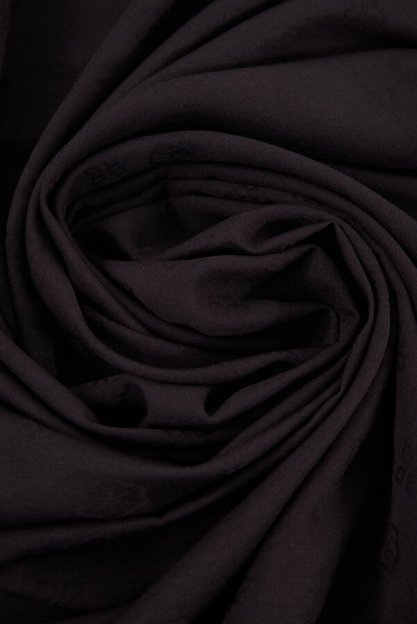 Siyah Pıerre Cardın Cotton Şal - 2