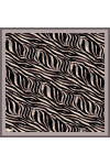 Kahverengi 90X90 İpek Twill Eşarp - 1