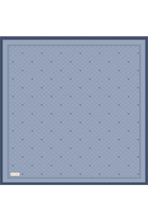 Renkli 90X90 İpek Krep Saten Eşarp - 1