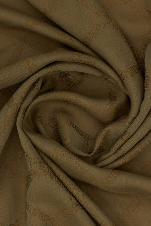 Renkli Monogram Şal - 3
