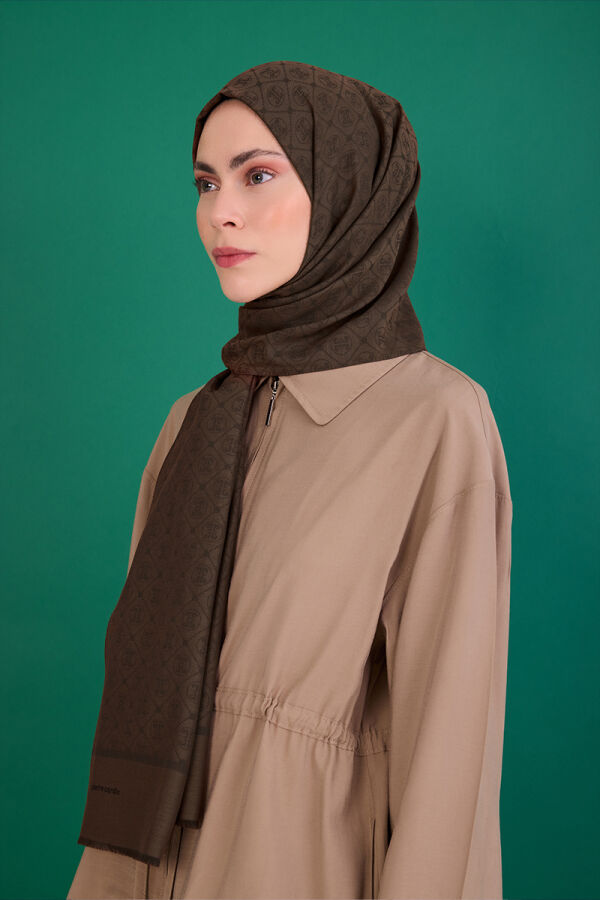 Kahverengi 70x200 Pıerre Cardın Şal - Pierre Cardin (1)