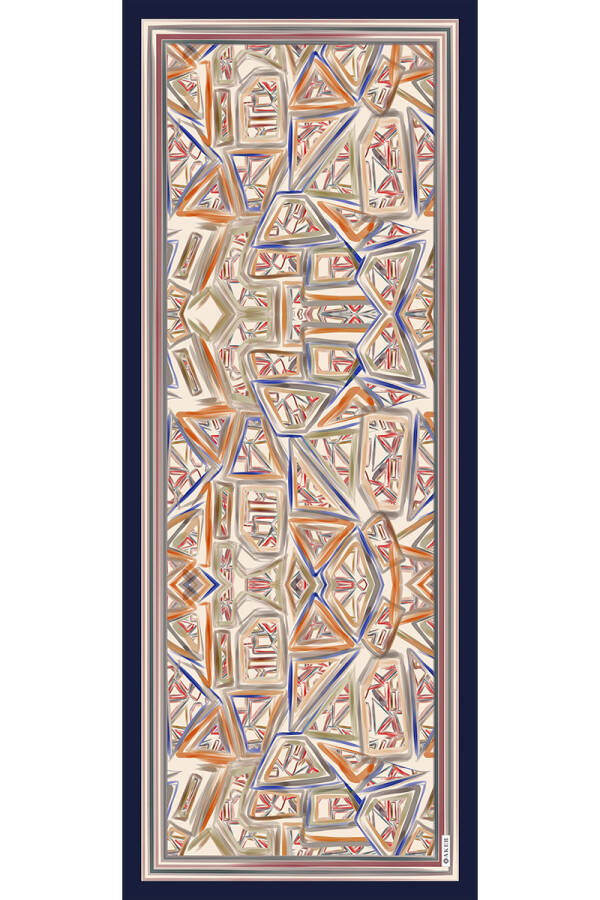 Renkli Soft Touch Şal - Aker