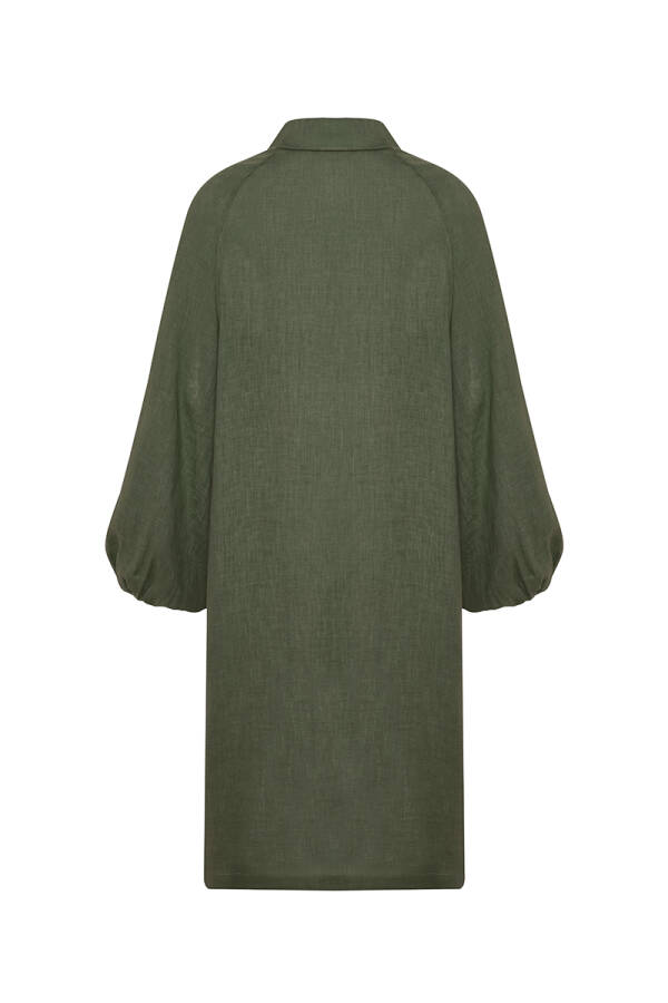 Haki Rüzgarlık Detaylı Tunik - 3