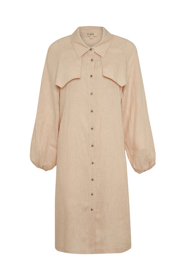 Pudra Rüzgarlık Detaylı Tunik - 1